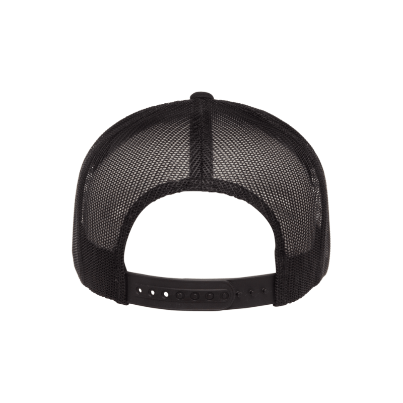 (APRIL) 6006-BLK Classic Trucker Black Cap Adjustable Fit