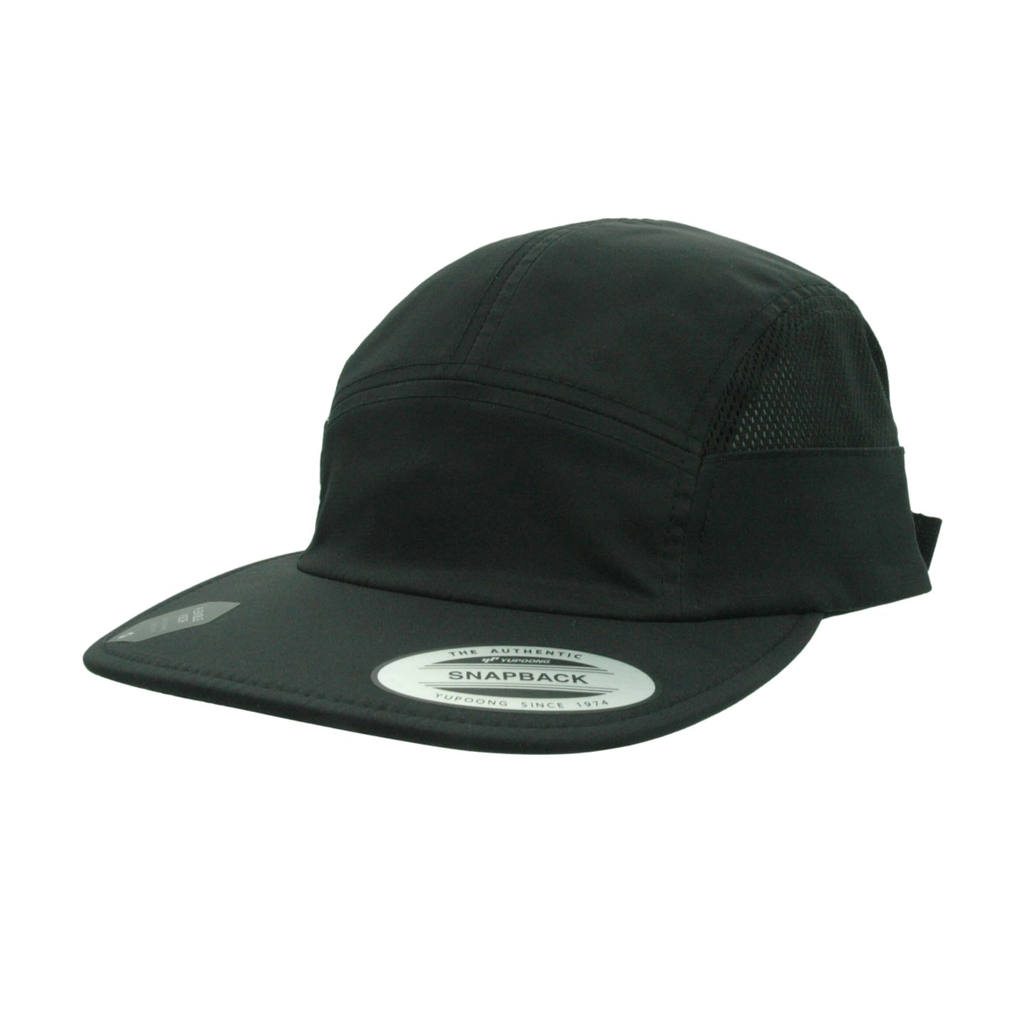(APRIL) 7005WR-BLK Jockey Style Black Cap Water Repellent Adjustable Fit