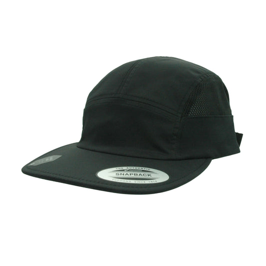 (APRIL) 7005WR-BLK Jockey Style Black Cap Water Repellent Adjustable Fit