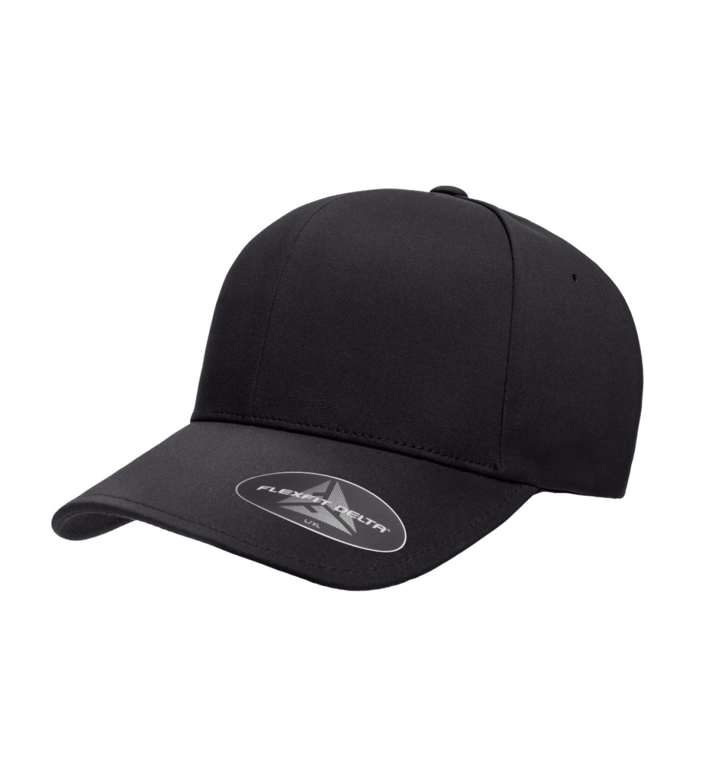 (NOVEMBER) DELTA-BLK Stylish Delta Black Cap Fitted