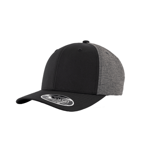 (OCTOBER) 110HB-BLK/DHG 110 Fit  Dark Heather Grey & Black  Cap Hybrid Adjustable Fit