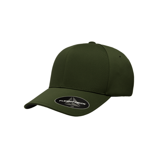 (OCTOBER) DELTA-ADJ-OLV Stylish Delta Olive Cap with Adjustable Fit