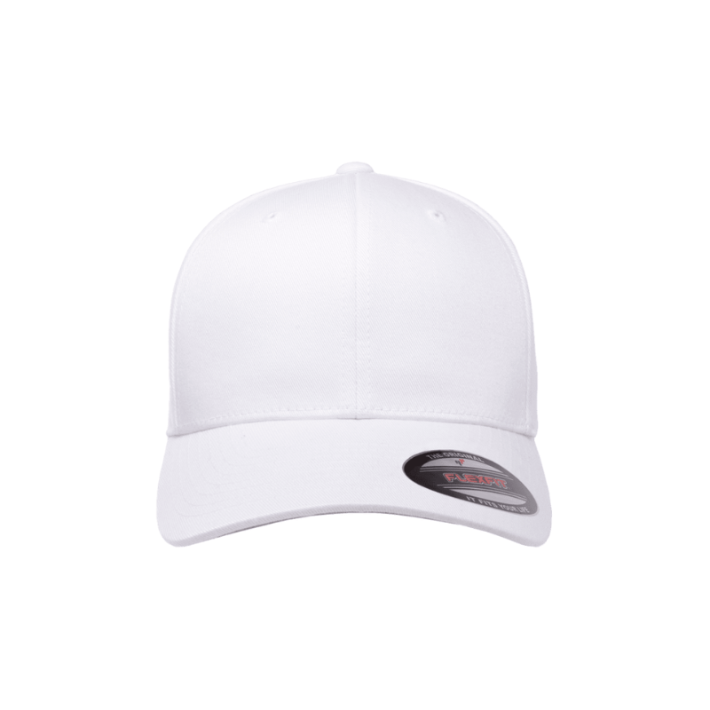 (APRIL) 6277-W Baseball White Fitted Cap