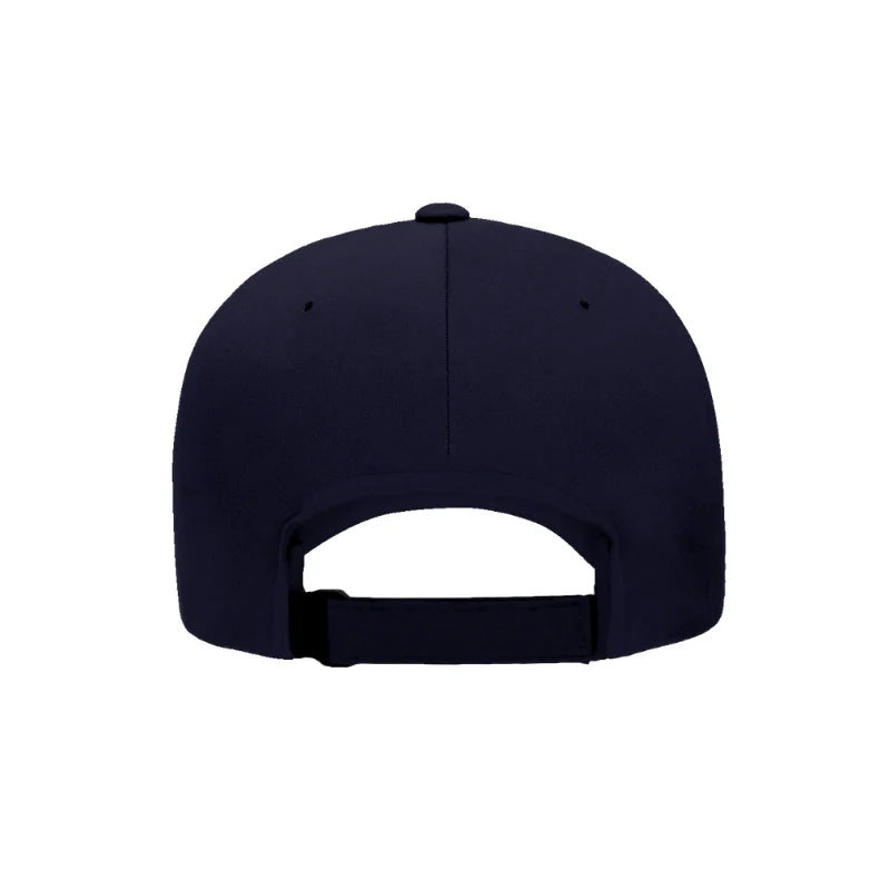 (JAN27) DELTA-PERF-ADJ-NVY Delta Perforated Black  Cap Velcro Adjustable